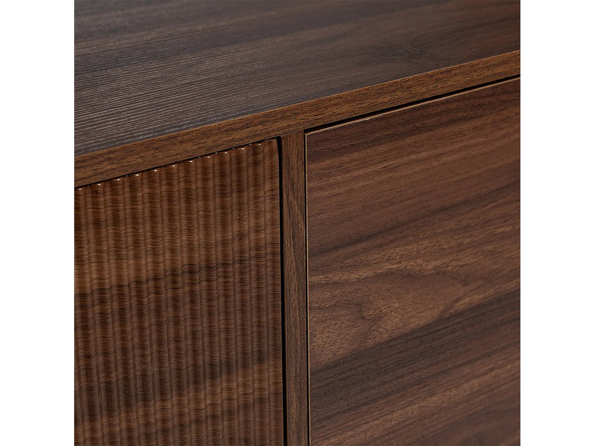 Meuble TV Effet Noyer 160 cm - VS VENTA-STOCK vue 7
