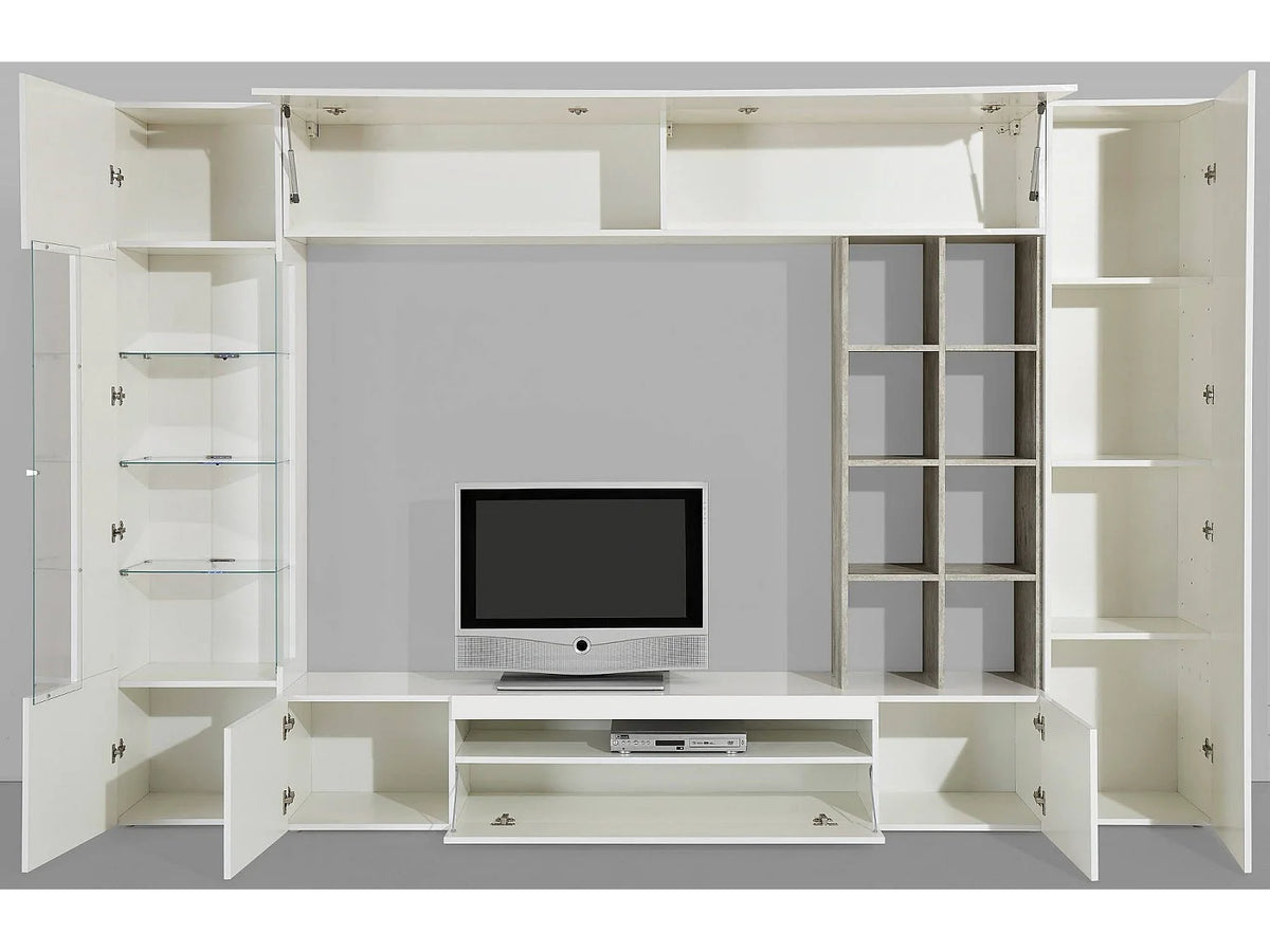 Meuble TV Suspendu en Bois 290 cm - DMORA vue 6