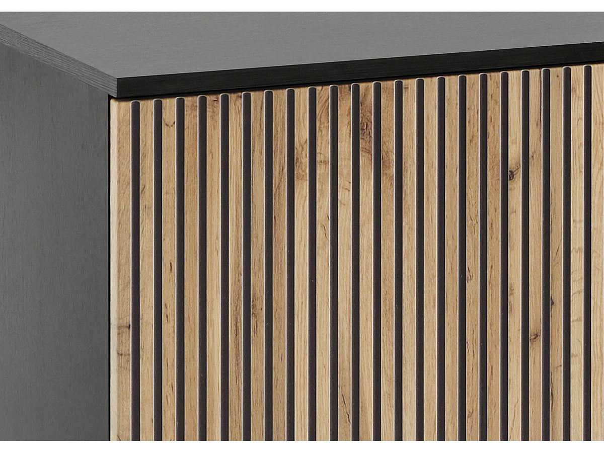 Meuble TV en Bois Noir - EMPORIUS vue 6