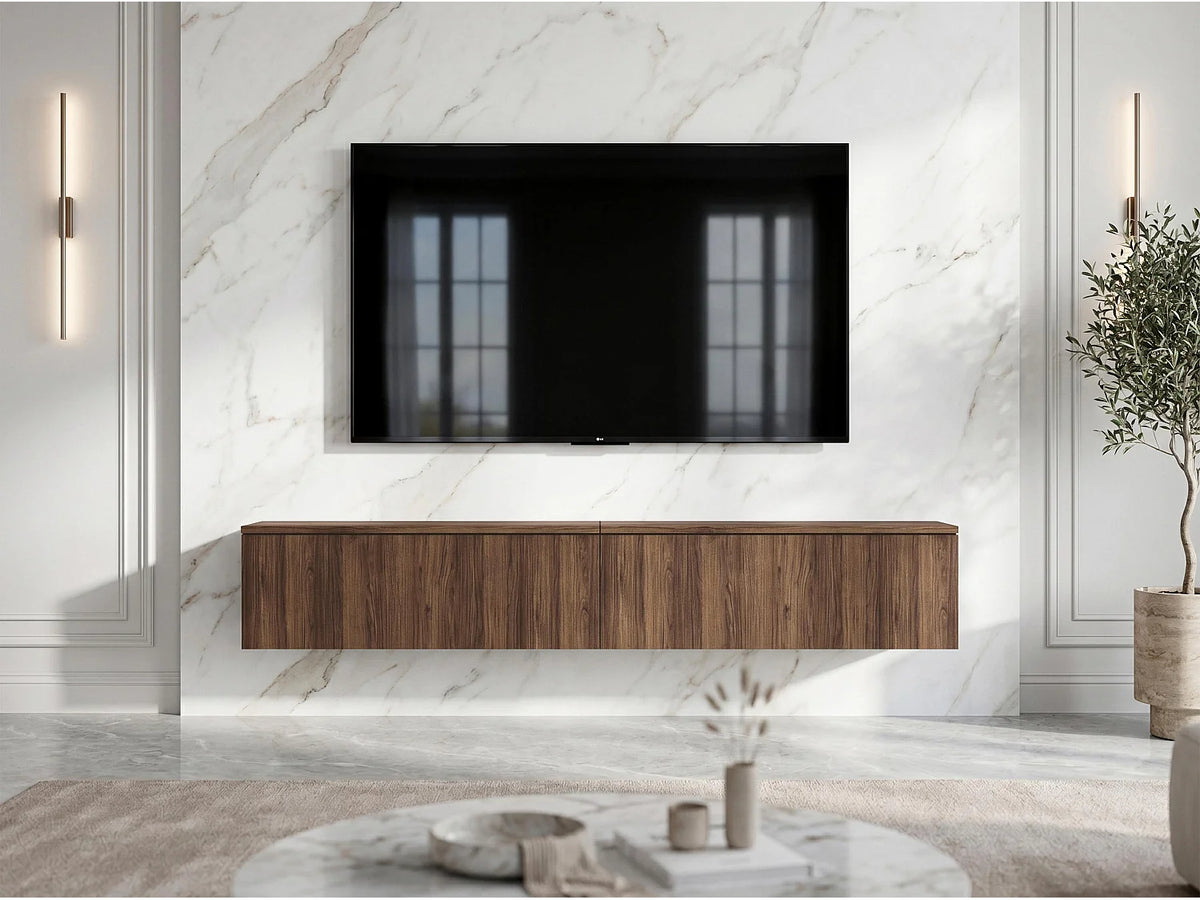 Meuble TV Suspendu 200 cm - AX LIVING