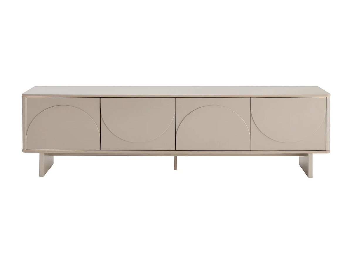 Meuble TV Beige 180 cm - DELORINA vue 2