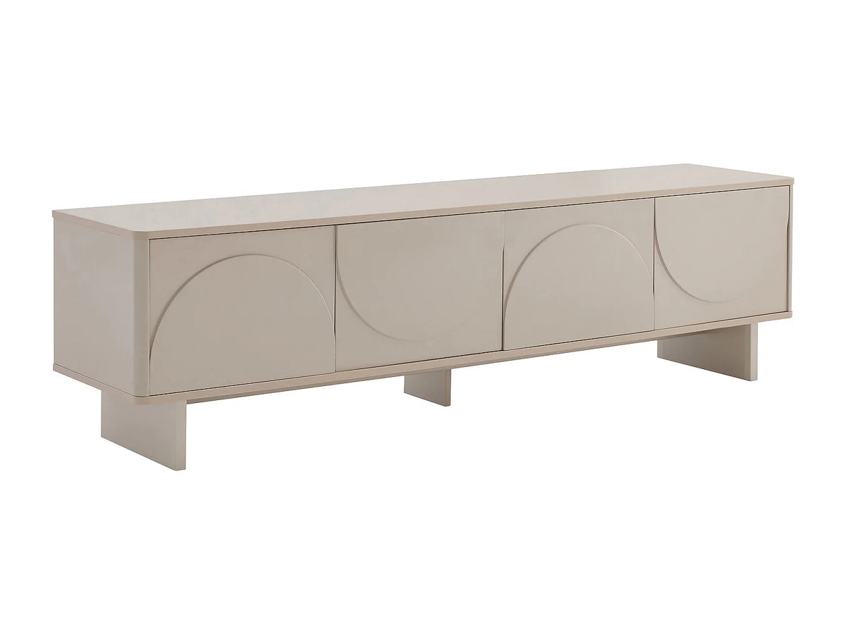 Meuble TV Beige 180 cm - DELORINA vue 3
