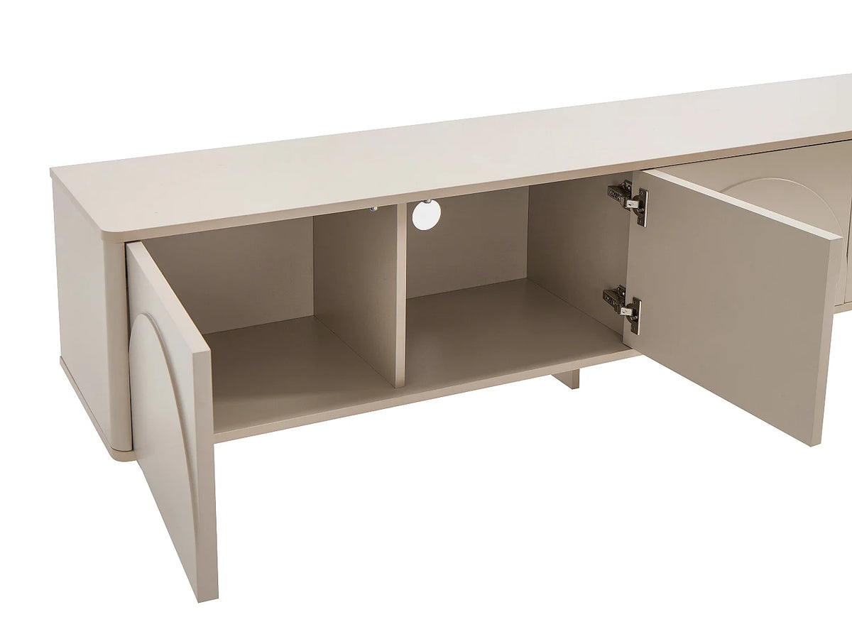 Meuble TV Beige 180 cm - DELORINA vue 5