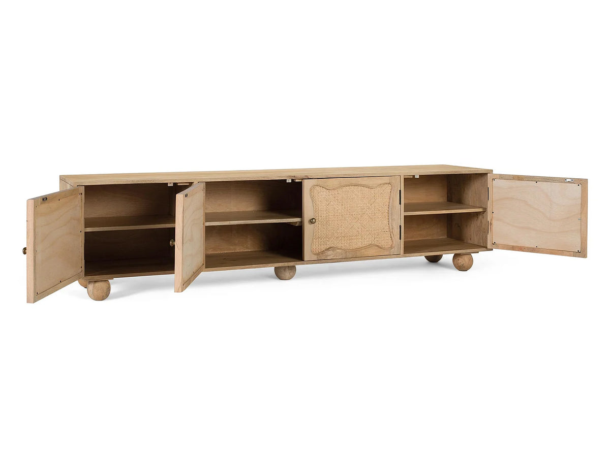 Meuble TV Industriel 200 cm - GINER Y COLOMER vue 3