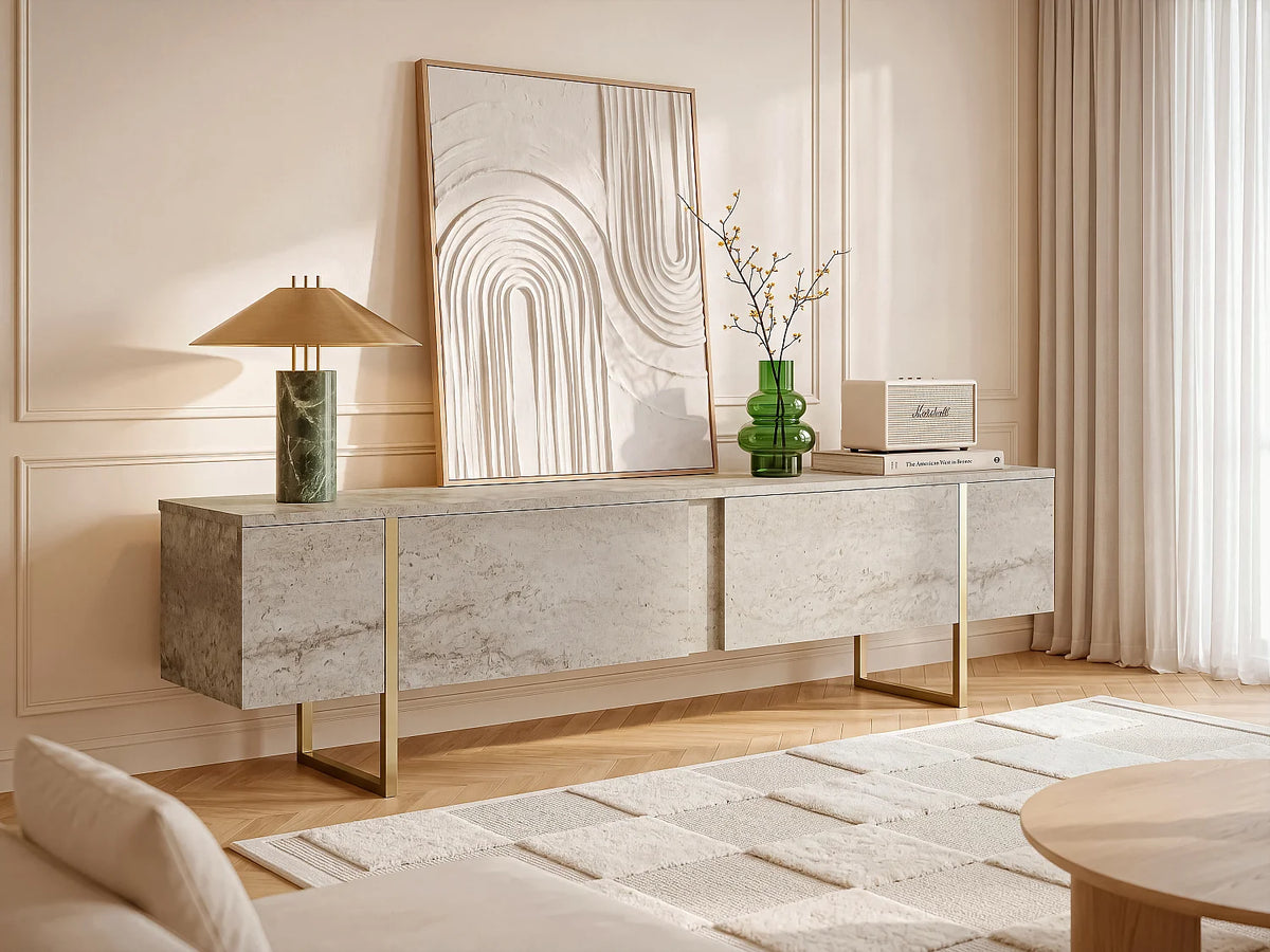 Meuble TV en Bois 180 cm - ZIRELDA