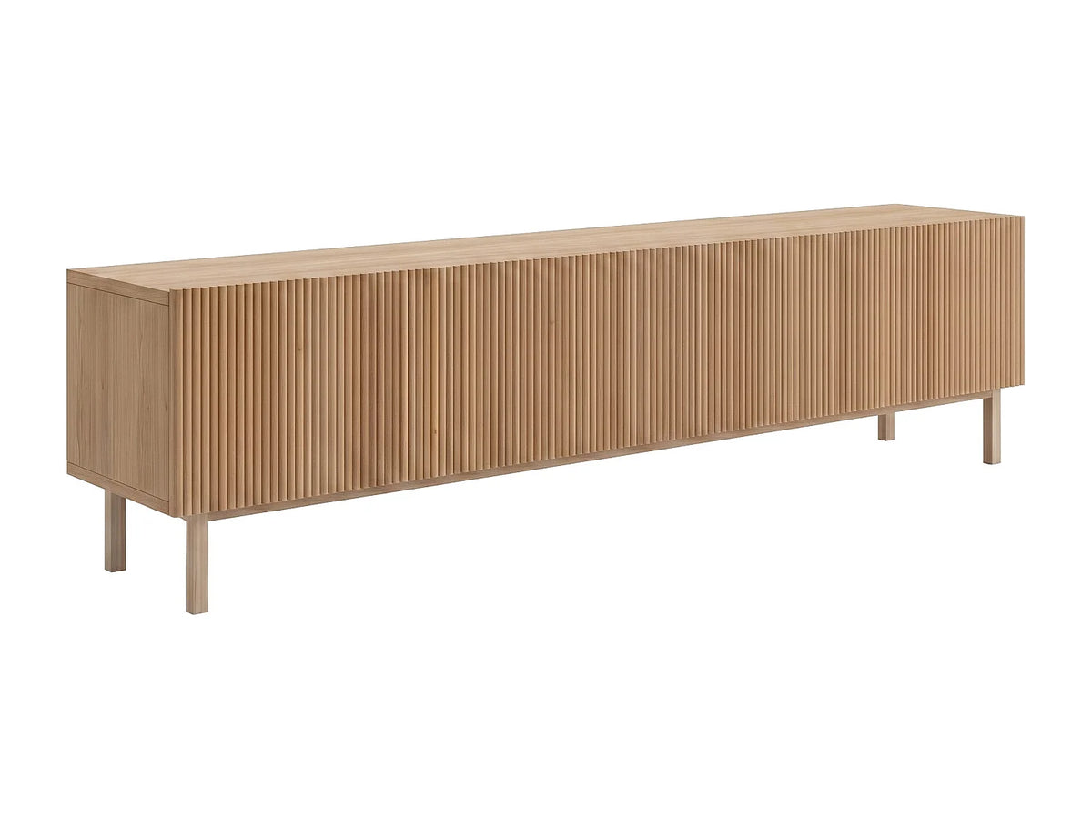 Meuble TV Bas en Bois - ZUMEYA vue 3
