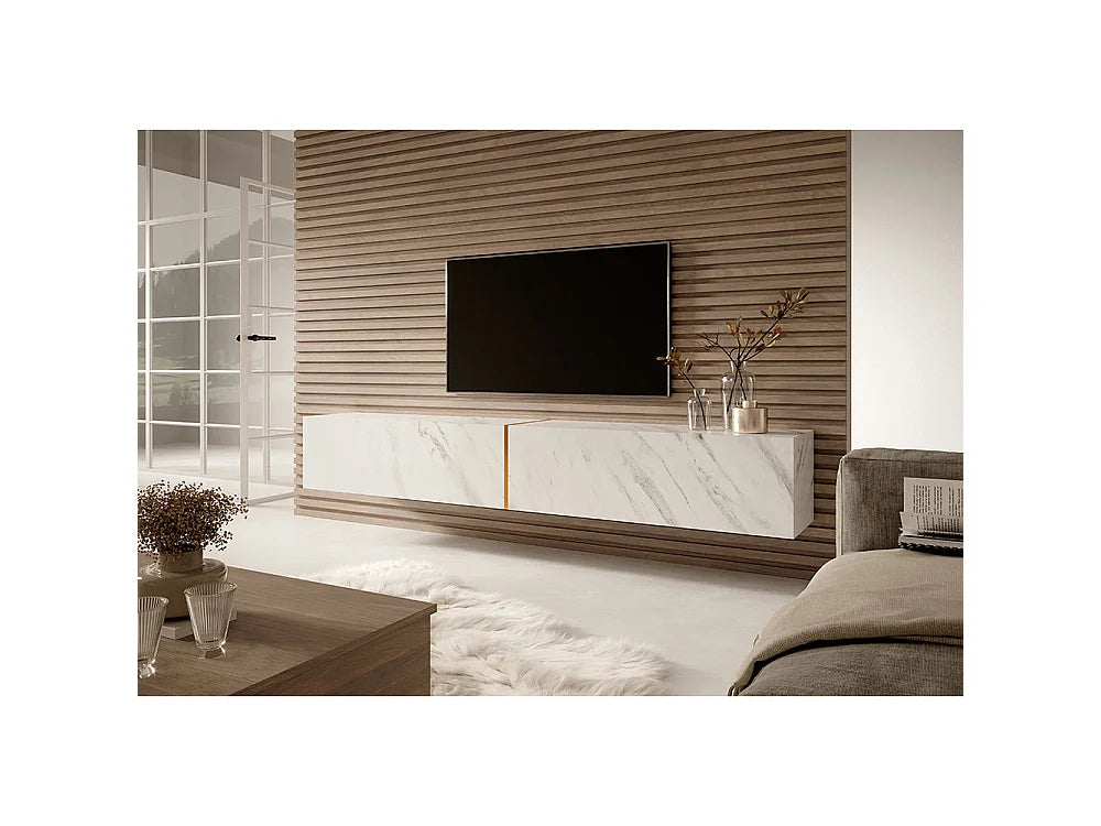 Meuble TV en Bois Blanc - BISIRA vue 2