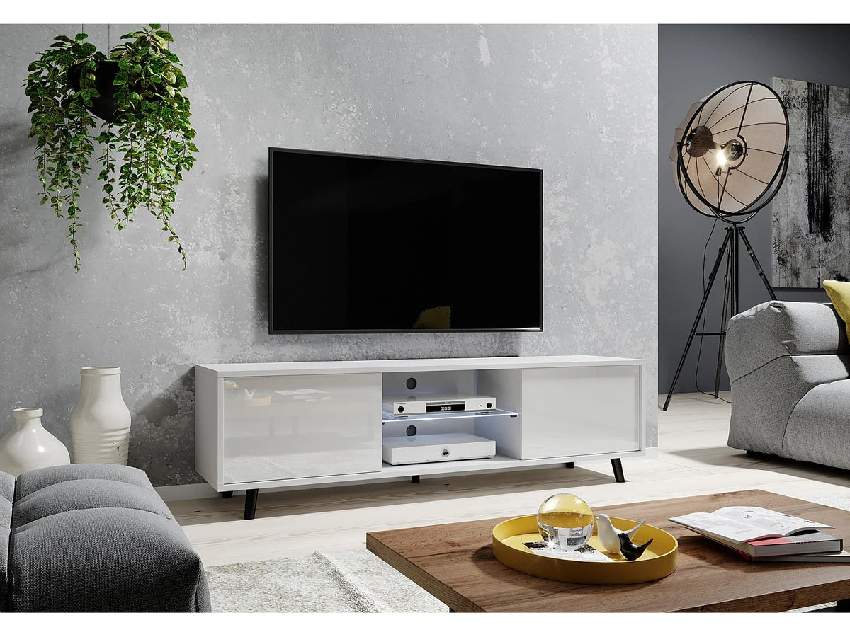 Meuble TV en Bois Blanc - LEFYR vue 2