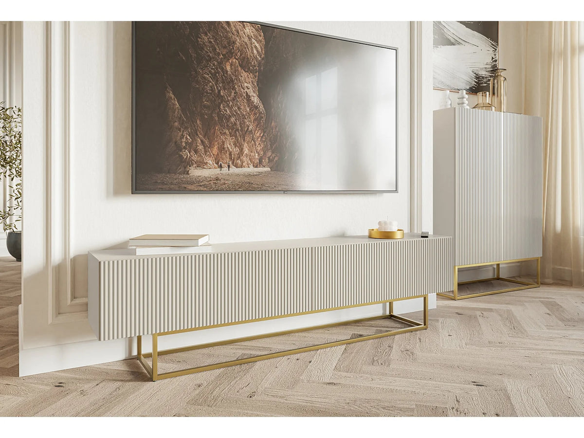 Meuble TV en Bois Moderne - VELDIO vue 2