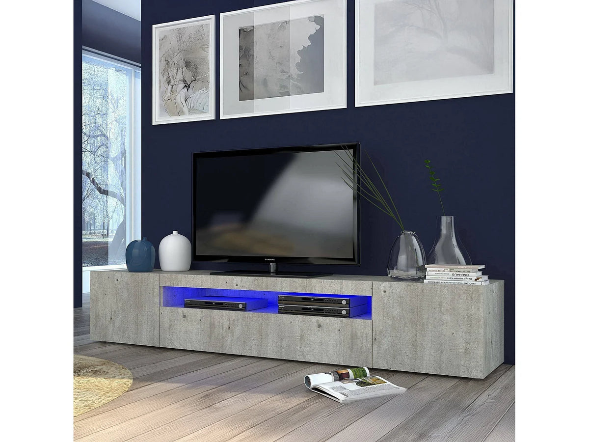Meuble TV Bas en Bois - DMORA