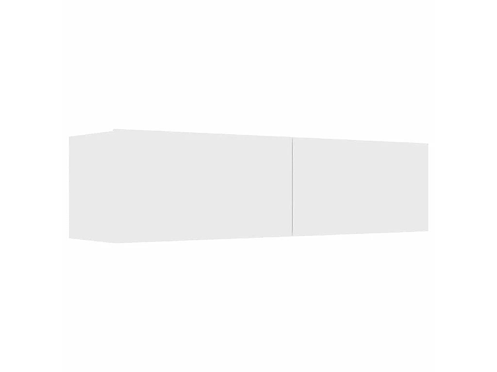 Meuble TV en Bois Blanc 120 cm - VIDAXL vue 3