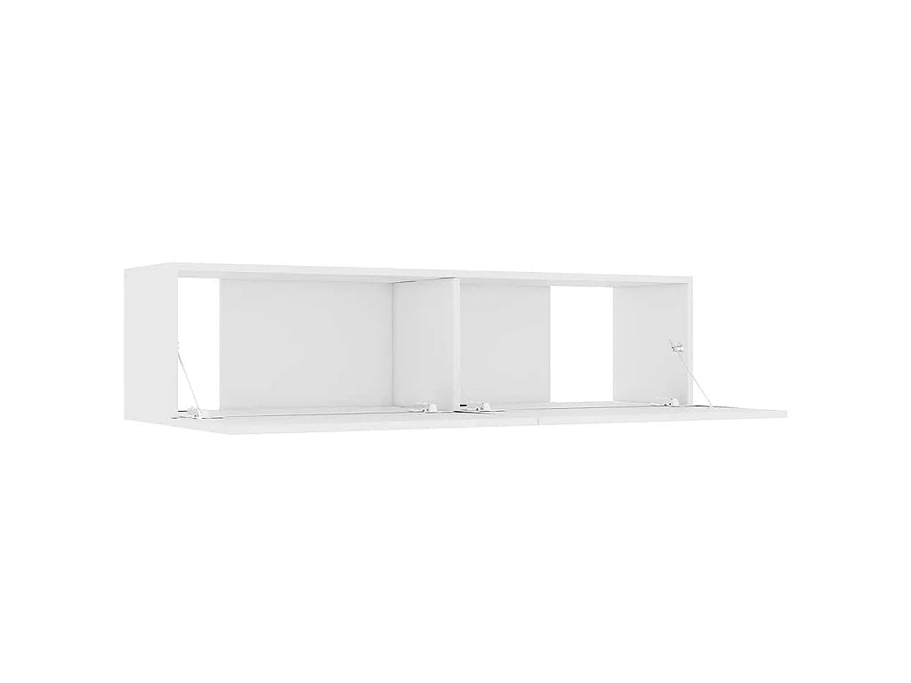 Meuble TV en Bois Blanc 120 cm - VIDAXL vue 4