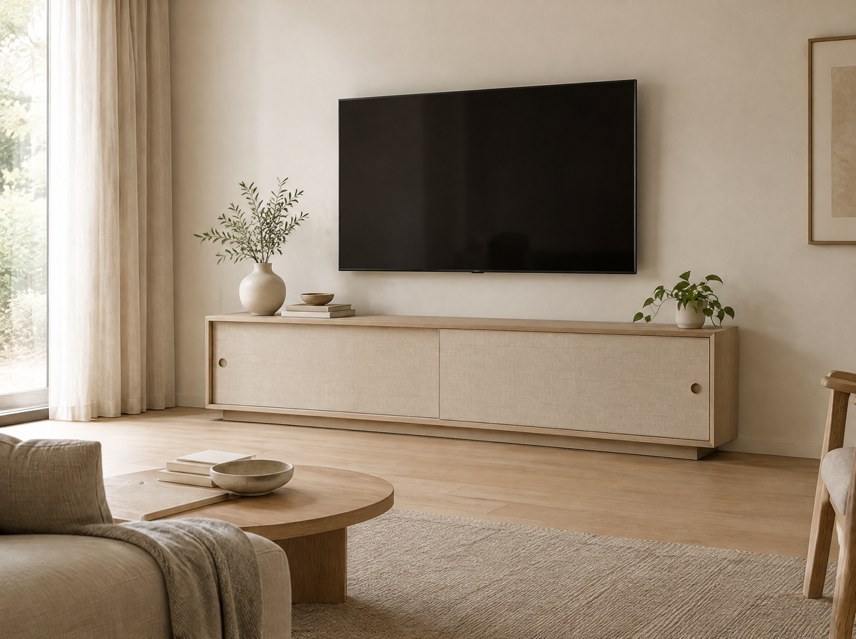 Meubles TV fermés avec portes