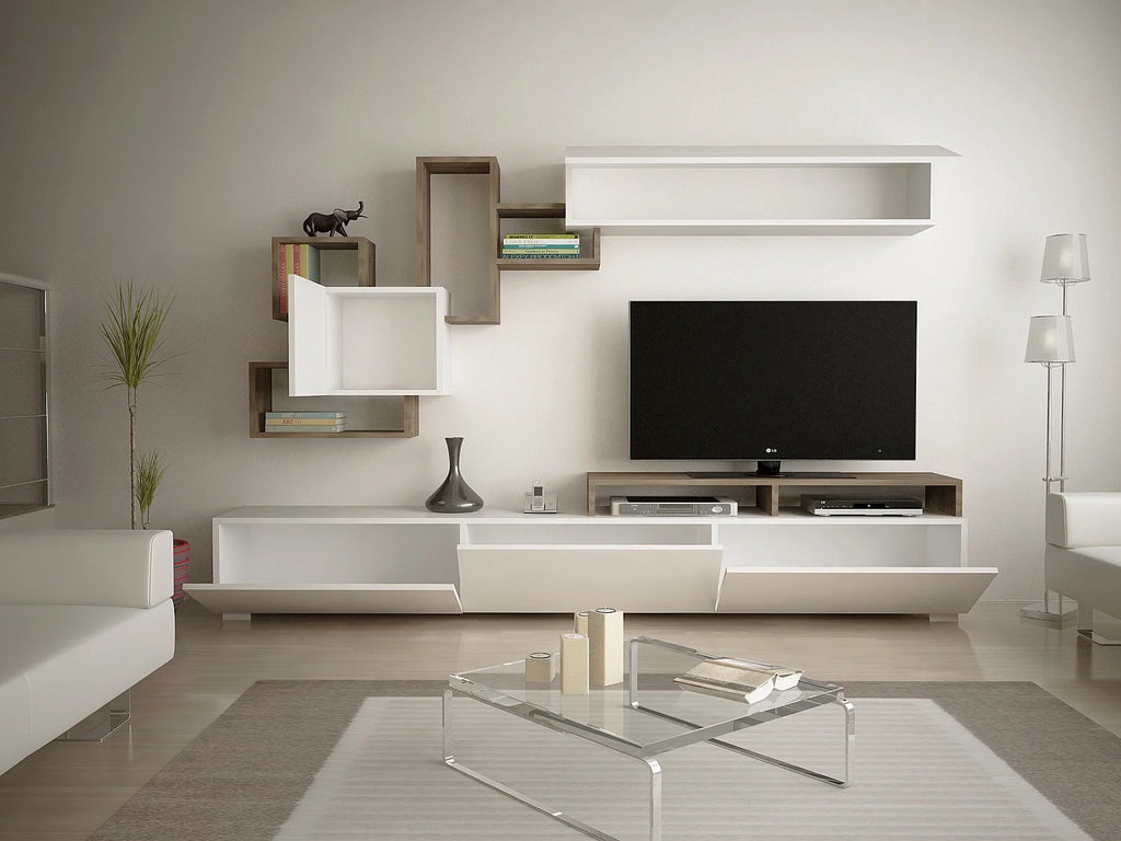 Meuble TV en Bois Blanc - TALOLI II vue 5