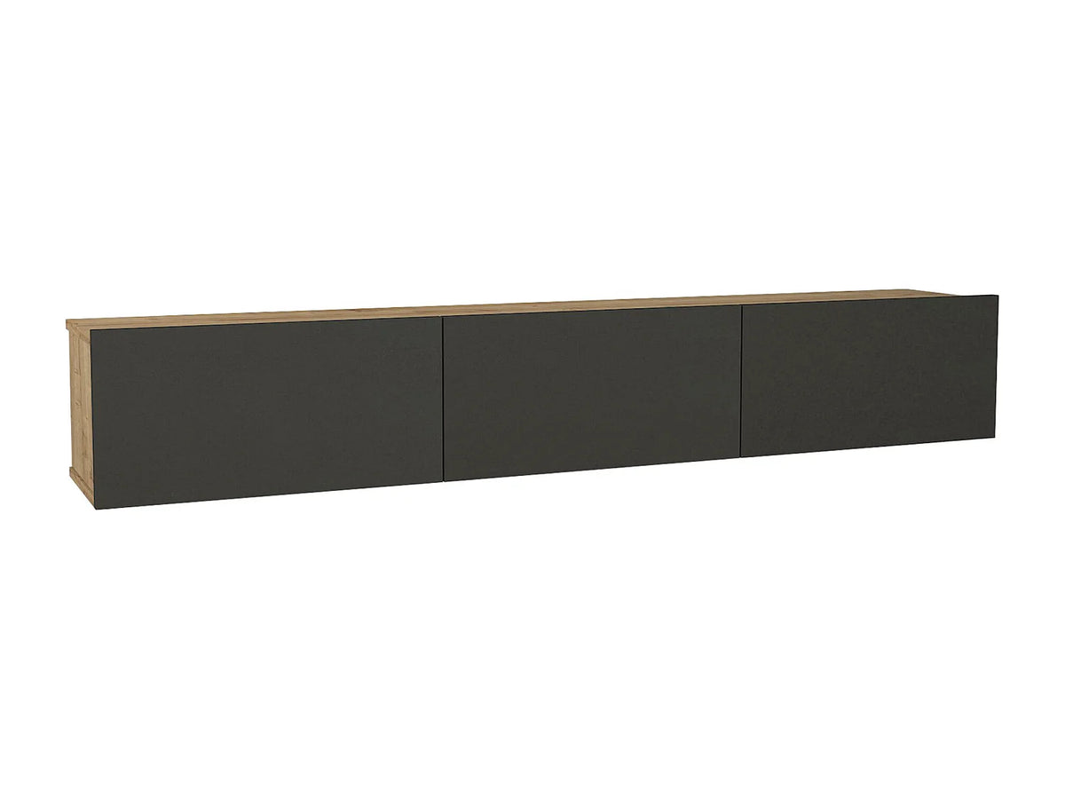 Meuble TV Suspendu en Bois 180 cm - VIKILA vue 2
