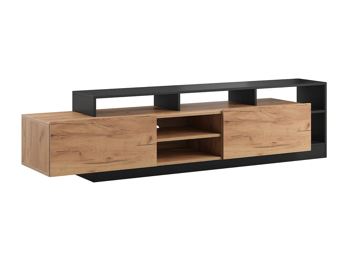 Meuble TV en Bois Gris - IDESIA vue 5