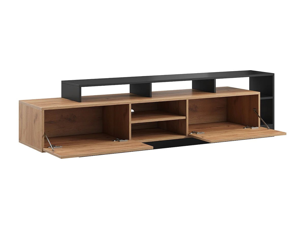 Meuble TV en Bois Gris - IDESIA vue 8