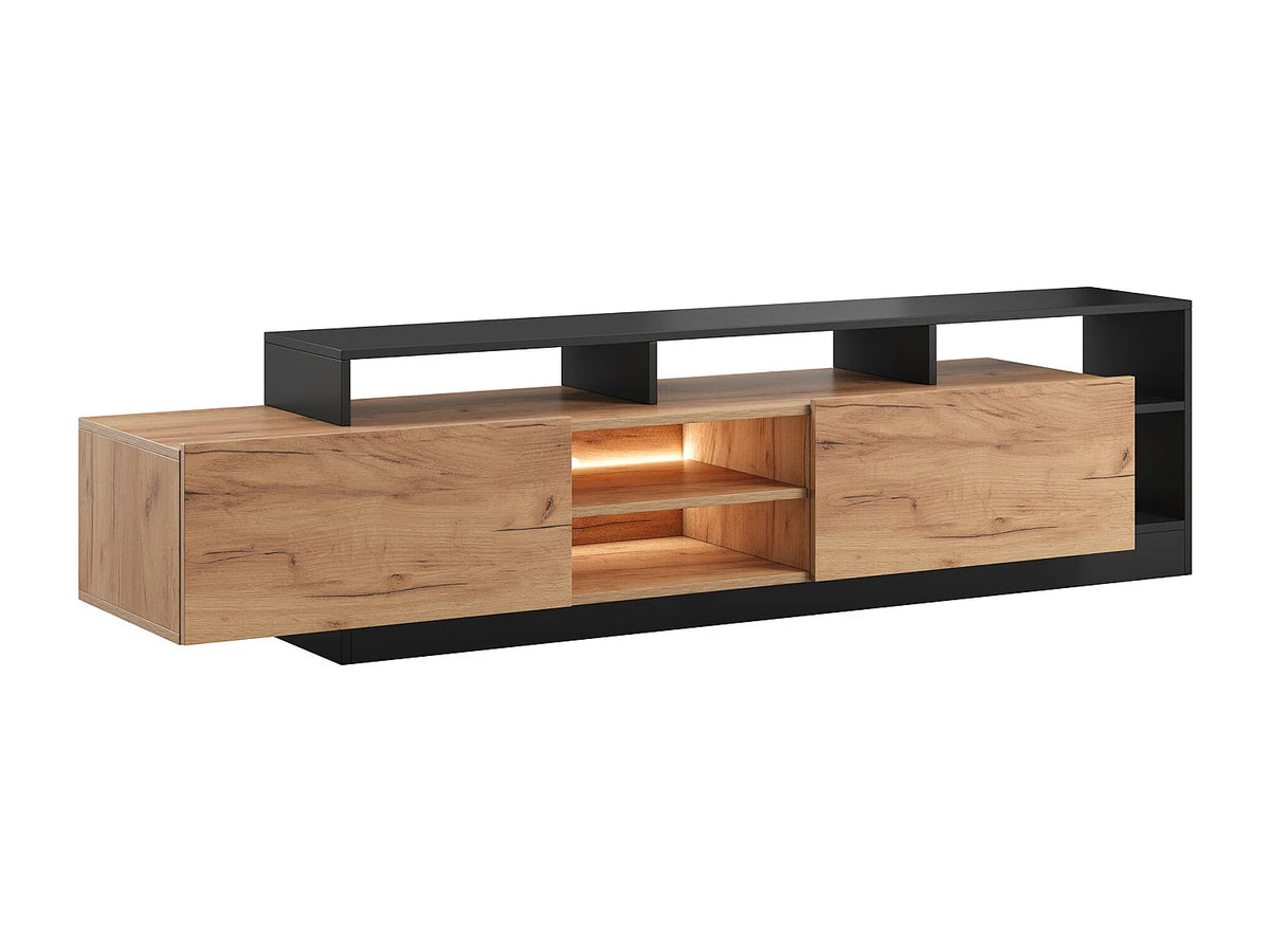 Meuble TV en Bois Gris - IDESIA vue 7