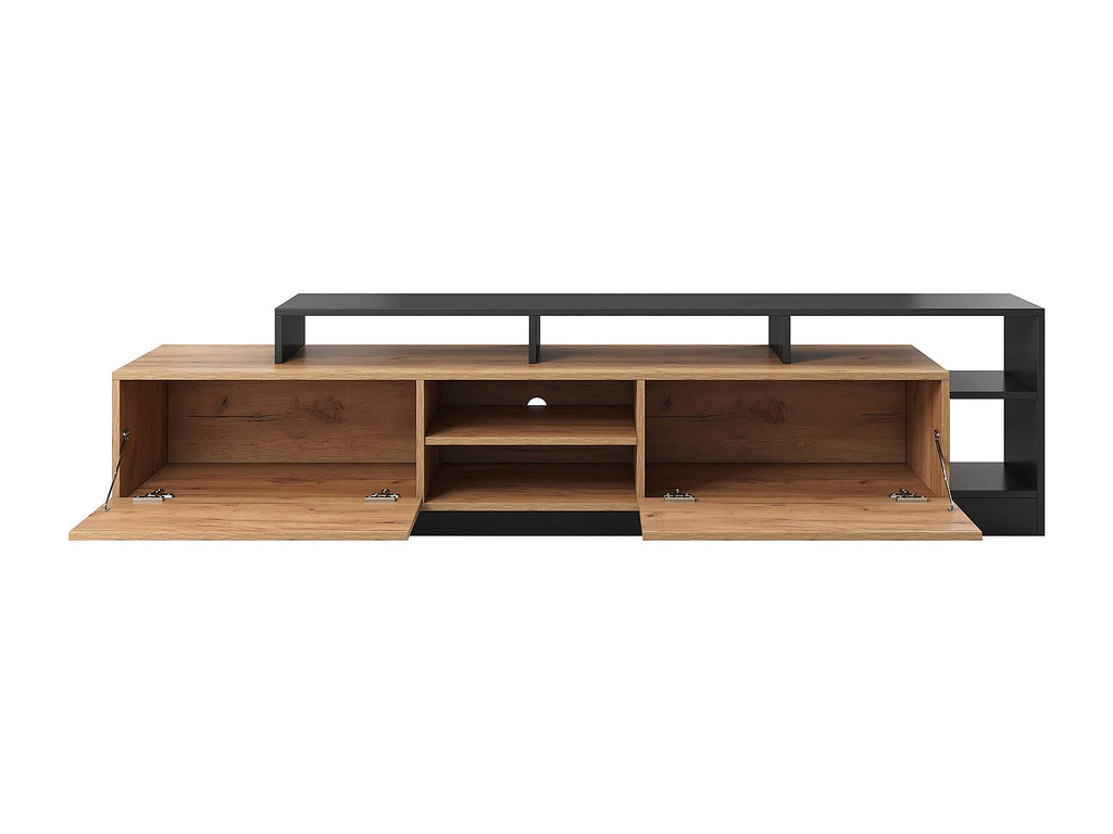 Meuble TV en Bois Gris - IDESIA vue 4