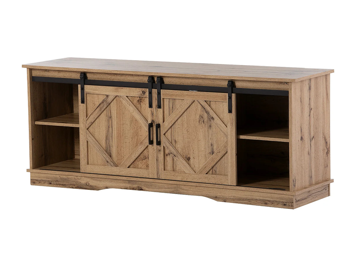 Meuble TV en Bois Moderne - MERAX vue 3