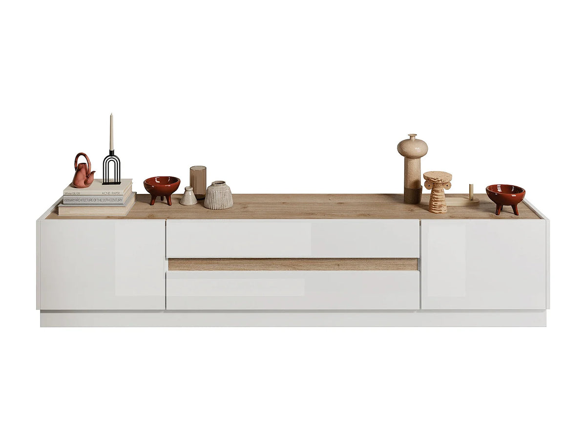 Meuble TV en Bois Blanc - EMORA vue 4