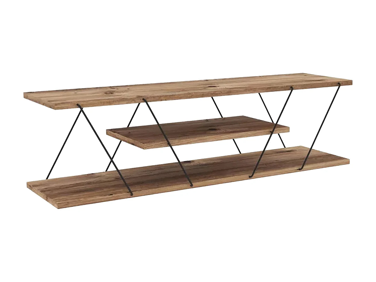 Meuble TV en Bois Noir - DELORY vue 3