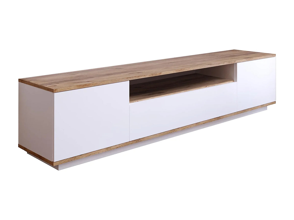 Meuble TV en Bois Blanc - LOTULA vue 3