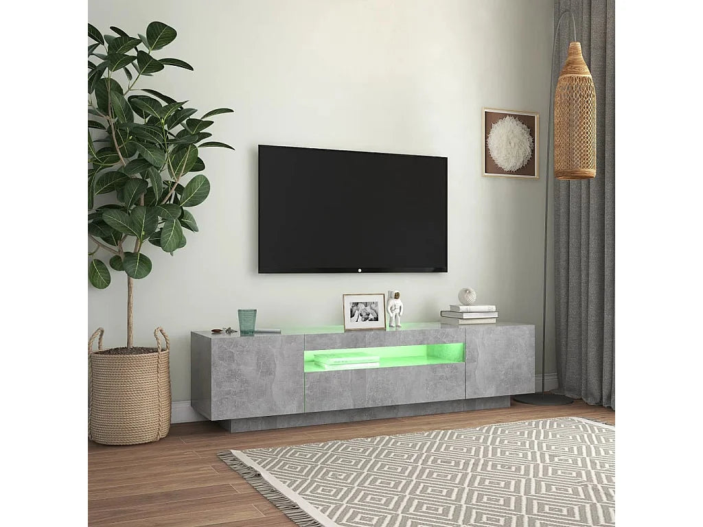 Meuble TV Bas en Bois 160 cm - CLICNBUY vue 5