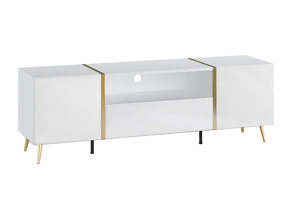 Meuble TV en Bois Blanc - MARZIALO vue 3