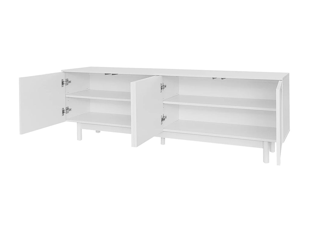 Meuble TV en Bois Blanc - MODERNLUXE vue 4