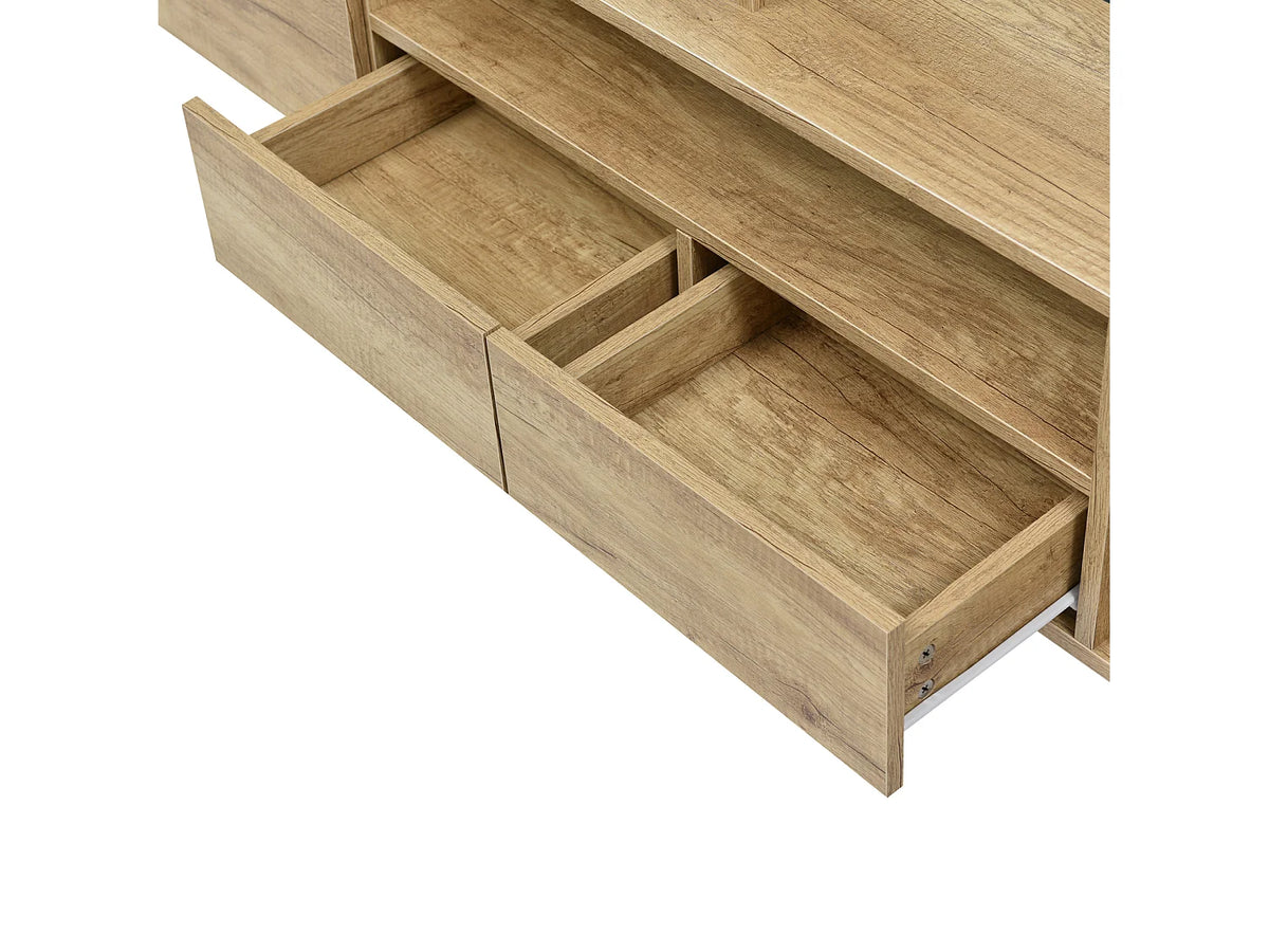 Meuble TV en Bois Blanc - EUROTUBE FR vue 9