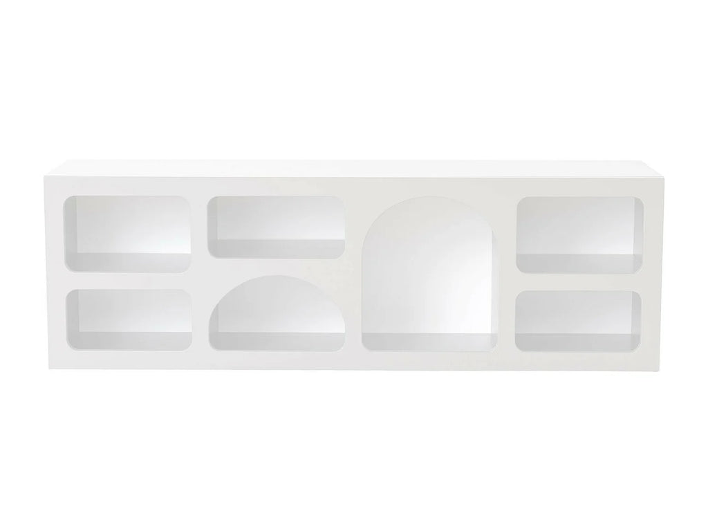 Meuble TV en Bois Blanc - LUELA vue 2