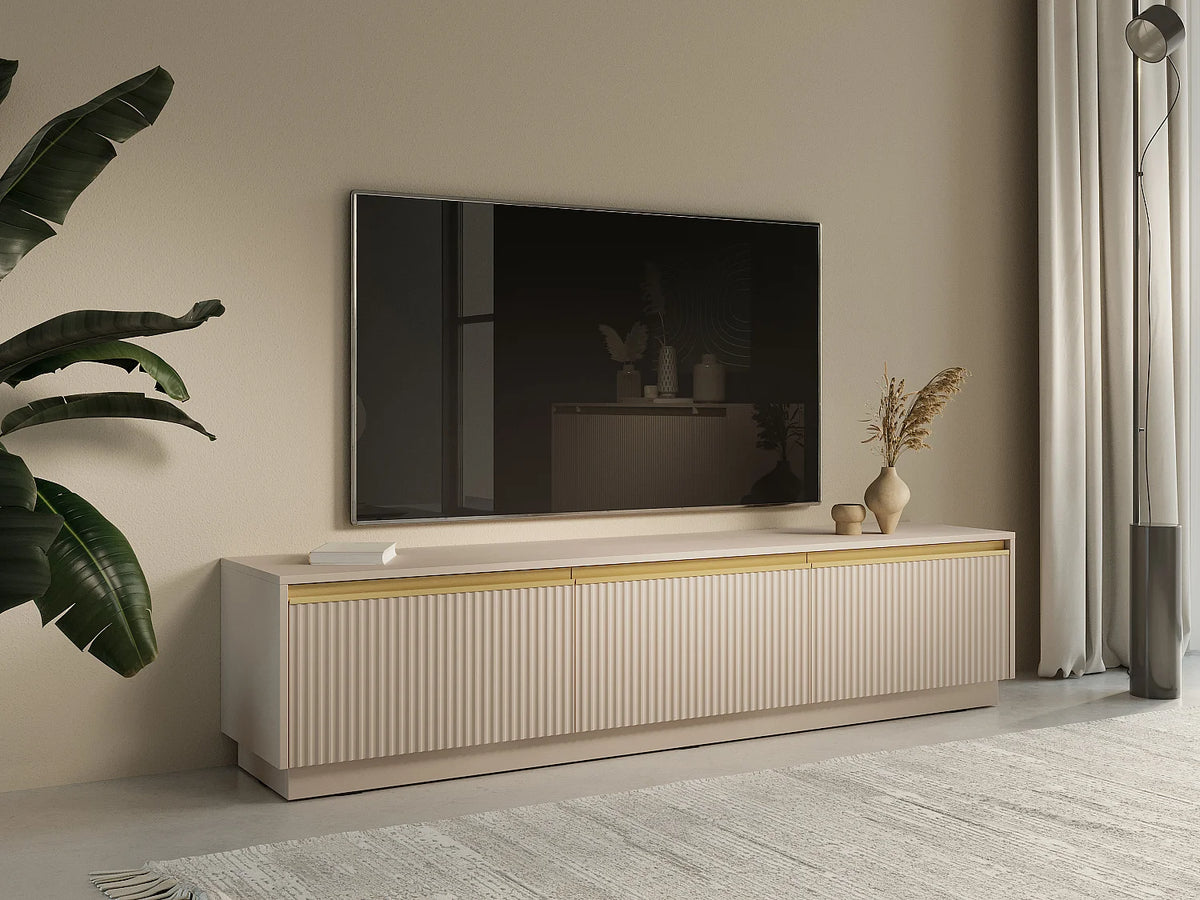 Meuble TV Suspendu Moderne - POSINIA vue 2