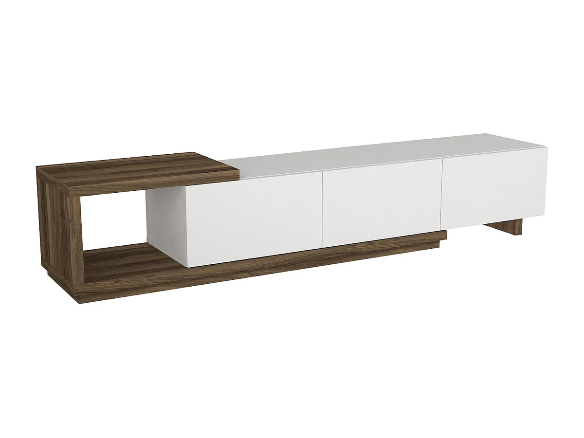Meuble TV en Bois Blanc - DUKIAN vue 3