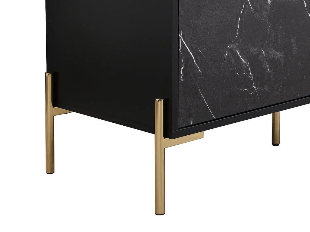 Meuble TV en Bois Noir - CIEMILA vue 7
