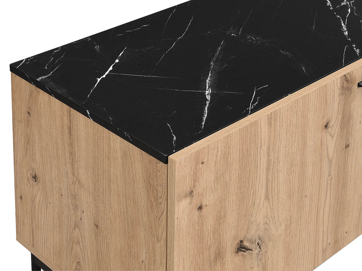 Meuble TV en Bois Noir - LIOMENA vue 5