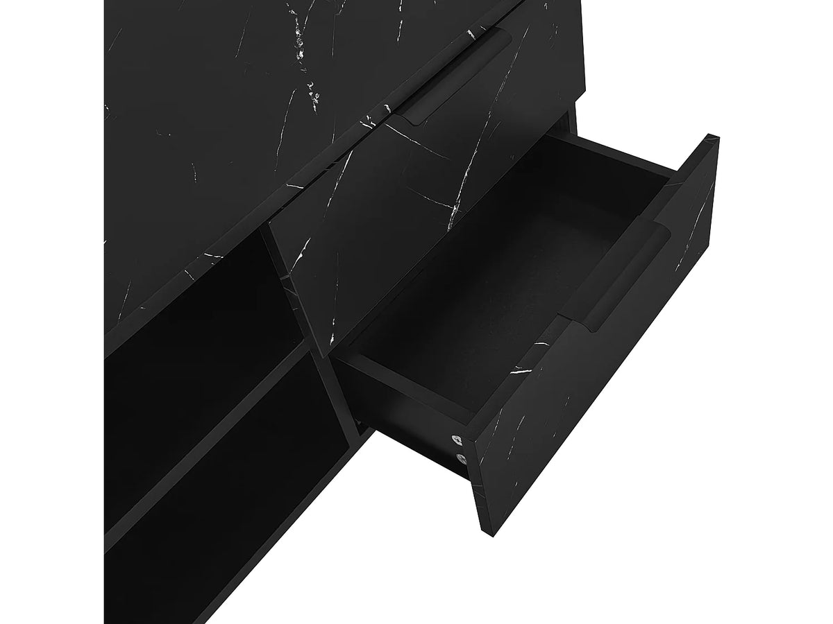 Meuble TV en Bois 200 cm - MODERNLUXE vue 6