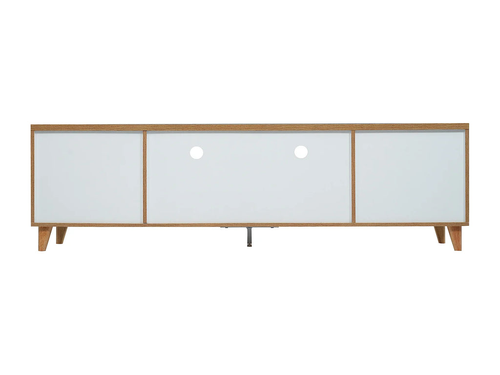 Meuble TV en Bois Blanc 175 cm - MODERNLUXE vue 4