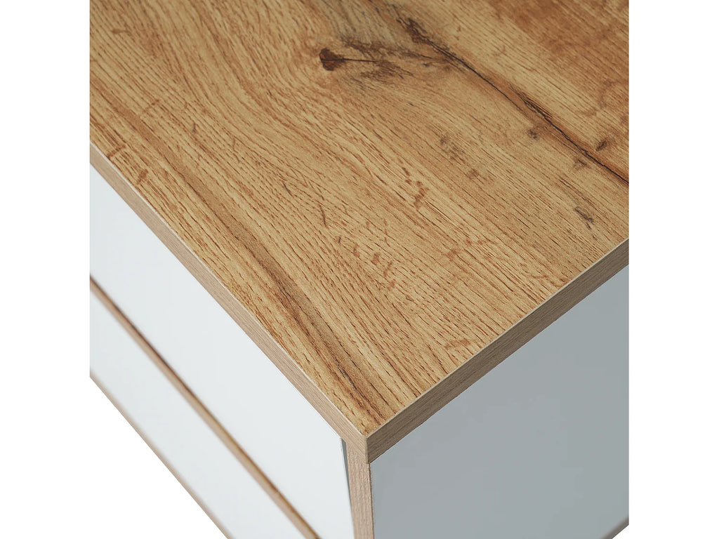 Meuble TV en Bois Blanc 175 cm - MODERNLUXE vue 5