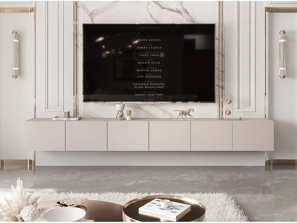 Meuble TV Bas en Bois - ANGEL vue 3