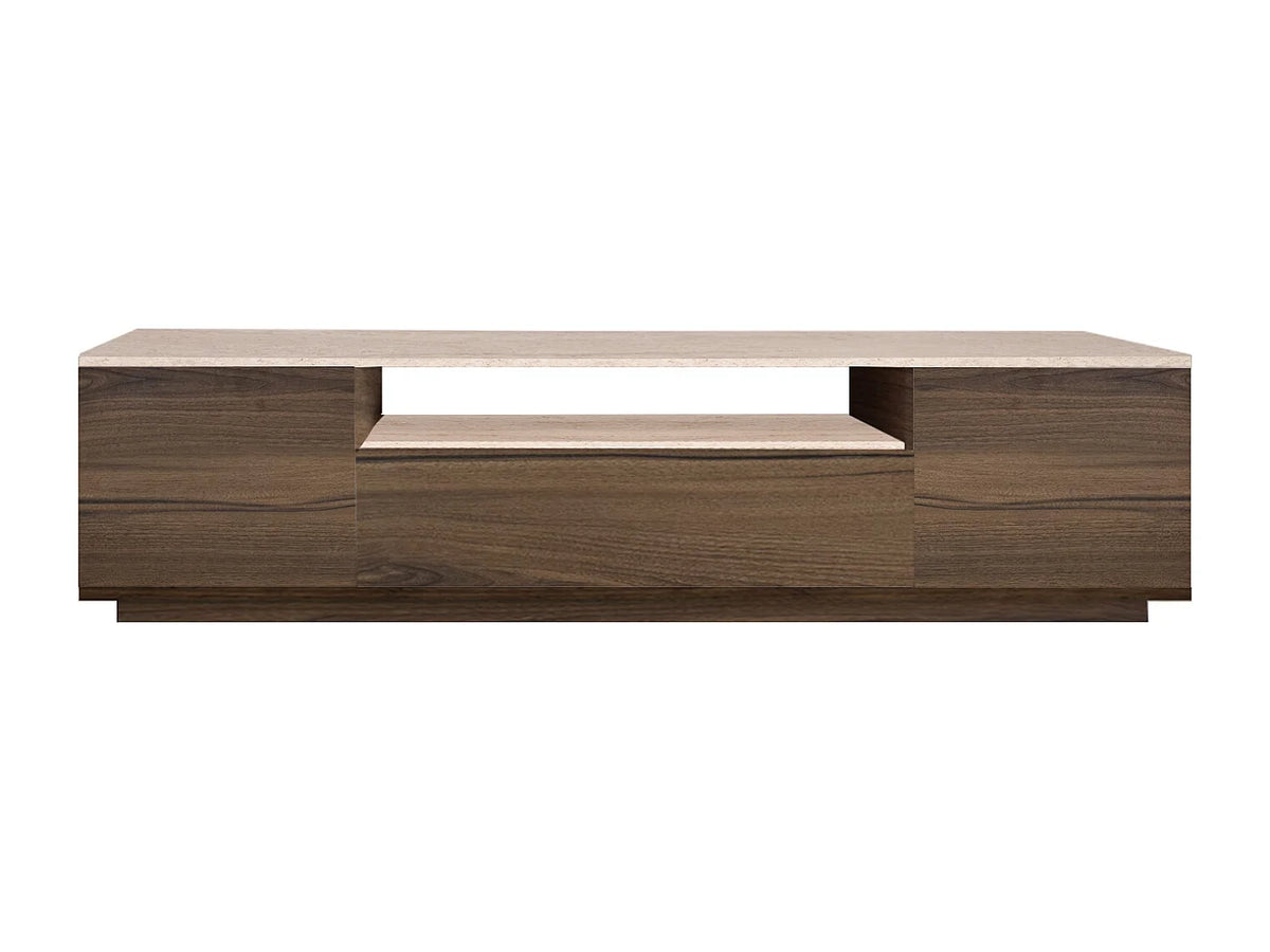 Meuble TV Bas en Bois 180 cm - LOTULA vue 2