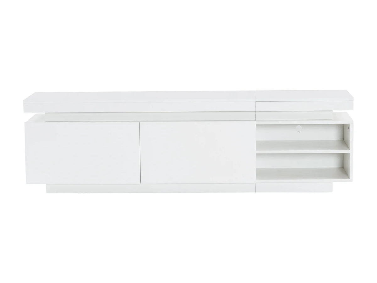 Meuble TV en Bois Blanc 170 cm - HAUSS SPOLE vue 3