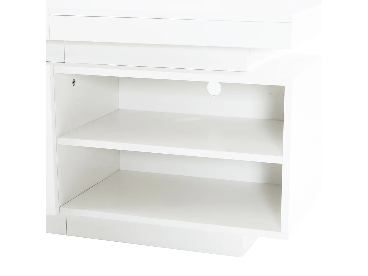 Meuble TV en Bois Blanc 170 cm - HAUSS SPOLE vue 8