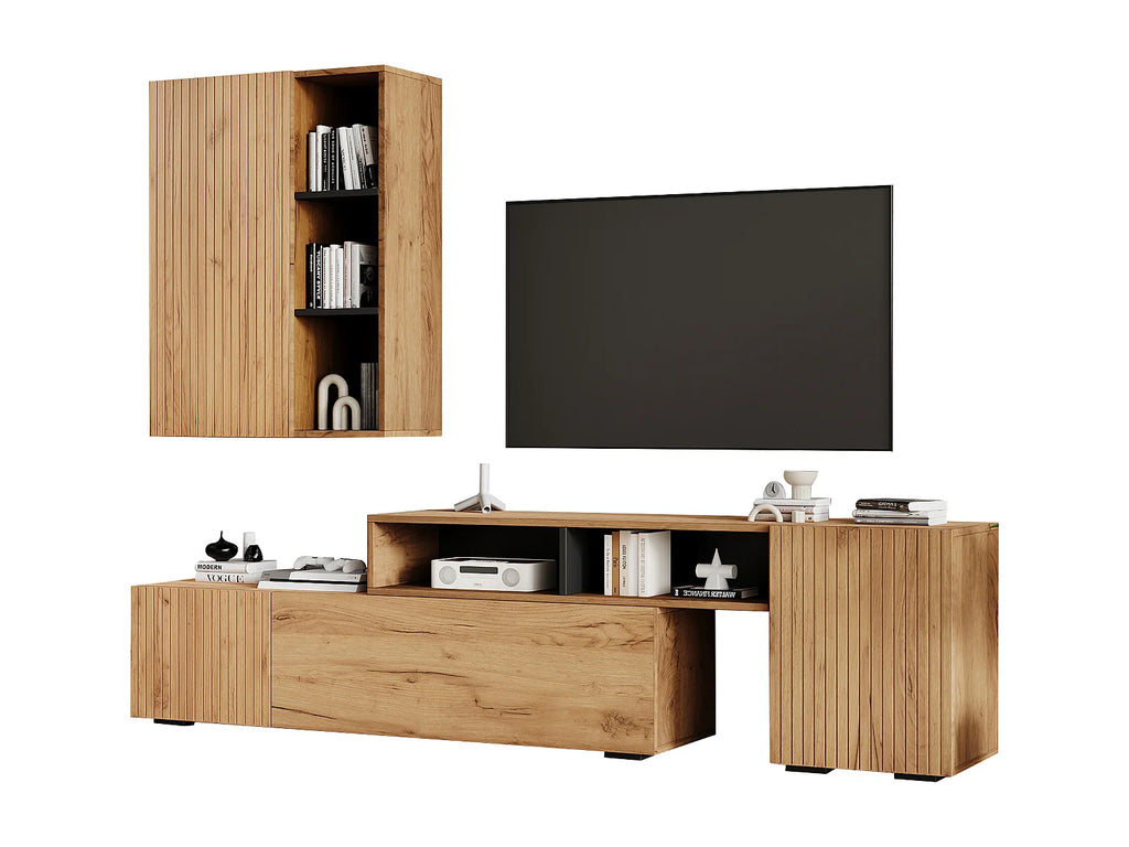 Meuble TV en Bois Noir - MODERNLUXE vue 6
