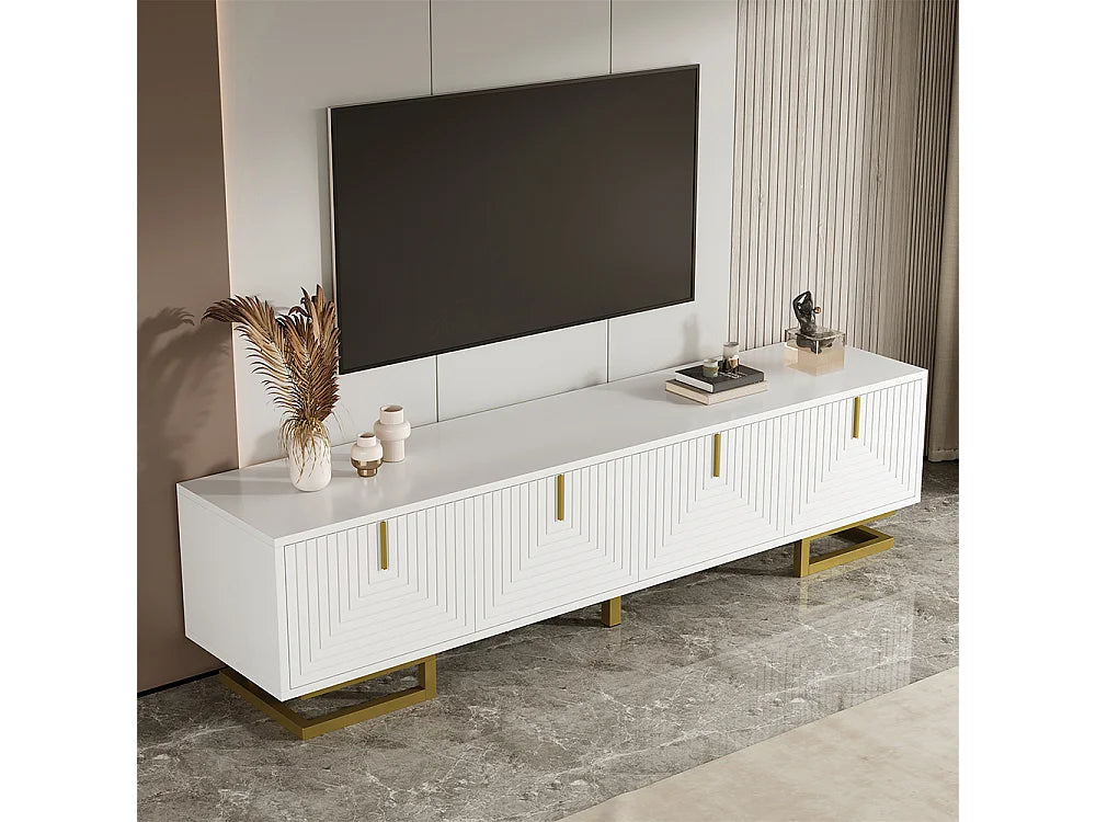 Meuble TV en Bois Blanc - SWEIKO vue 6