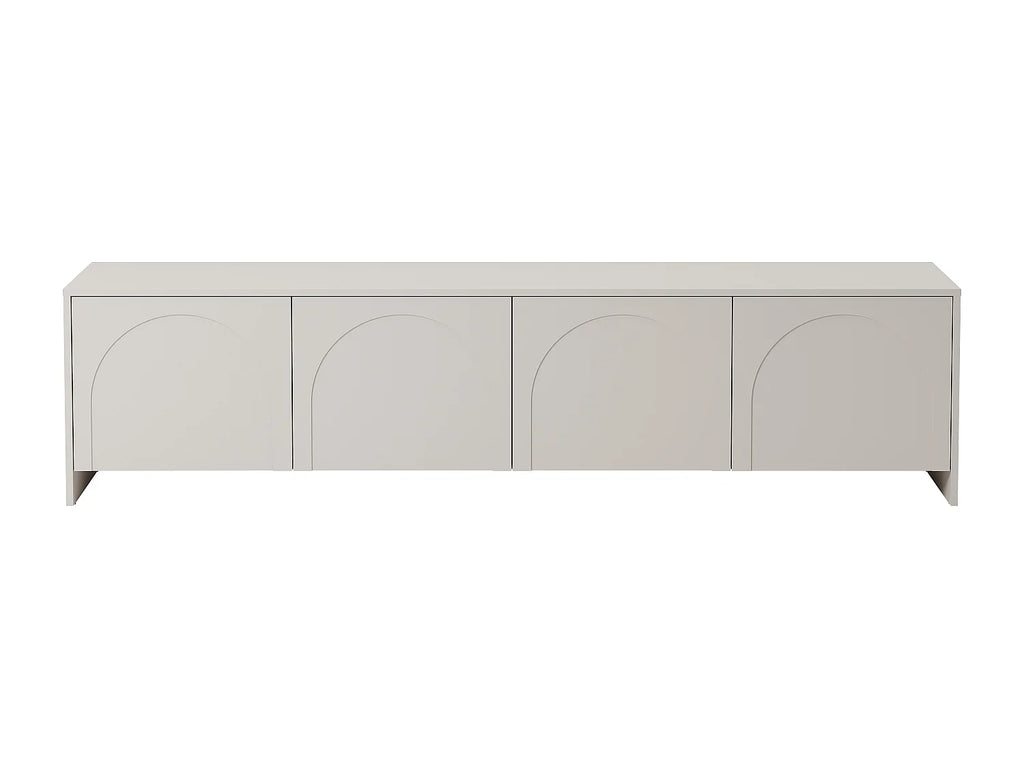Meuble TV Beige - NALYRA vue 2