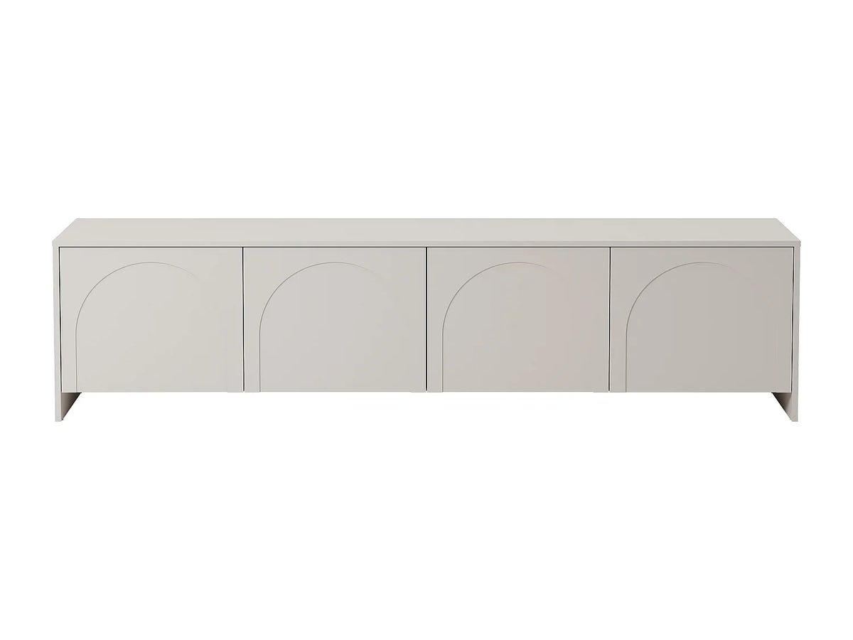 Meuble TV Beige - NALYRA vue 2