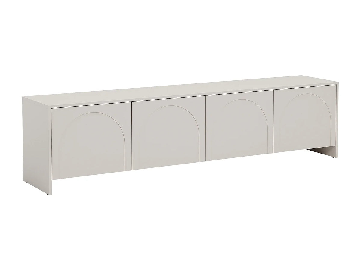 Meuble TV Beige - NALYRA vue 3