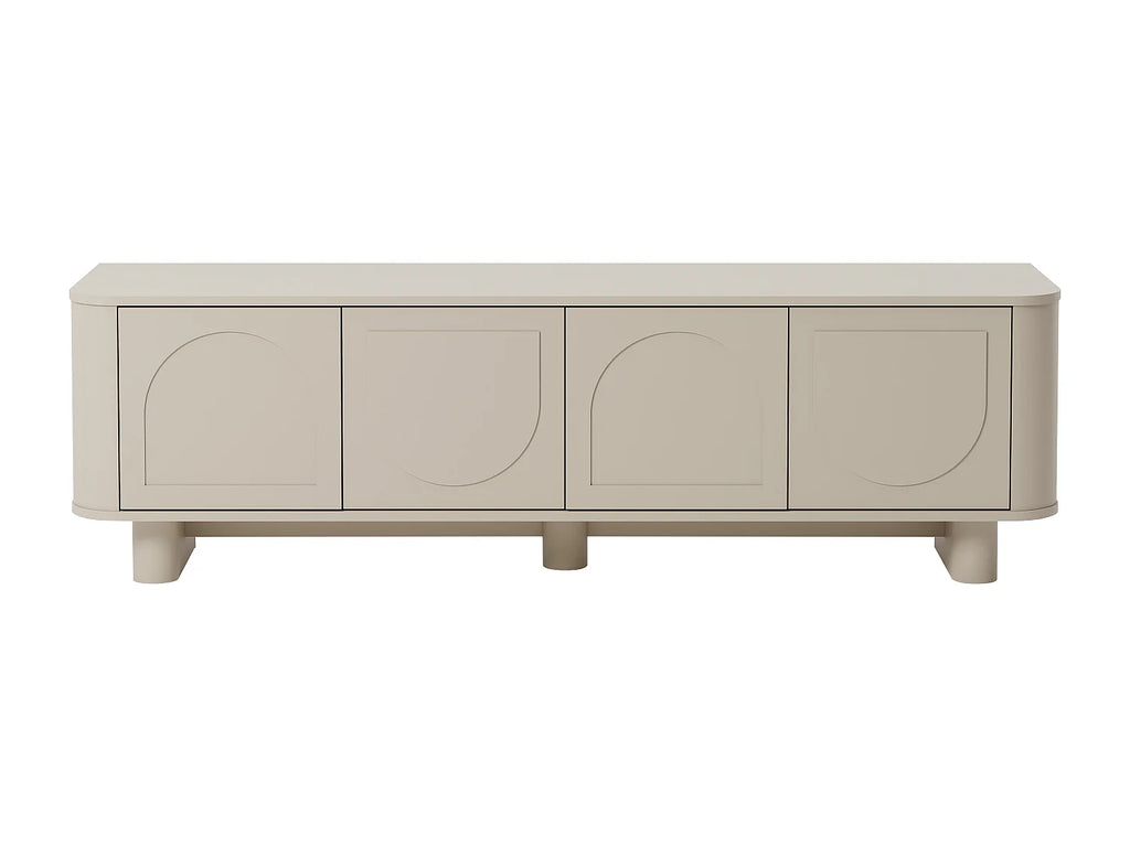 Meuble TV Beige Moderne - BRISTANA vue 2
