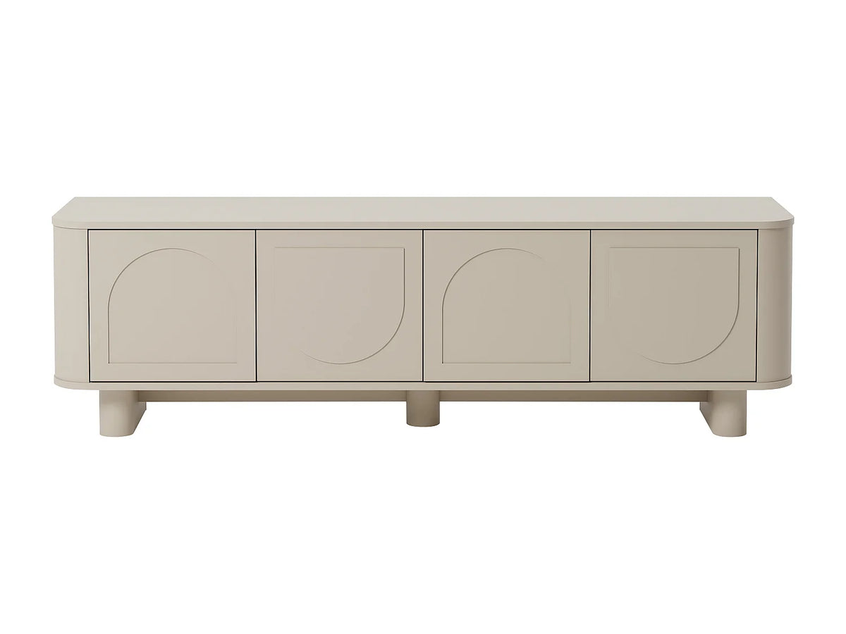 Meuble TV Beige Moderne - BRISTANA vue 2